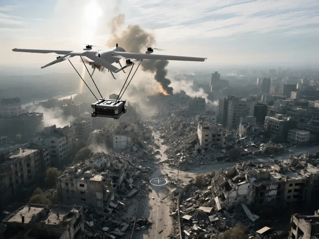 CQ90A hybrid VTOL UAV, 30 kg payload, 10 h endurance