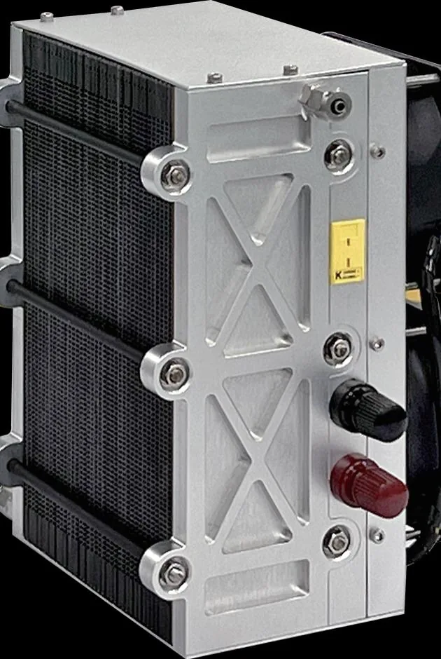 air-cooled hydrogen fuel cell stack, 6 kW class render