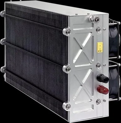 air-cooled hydrogen fuel cell stack, 2 kW class render